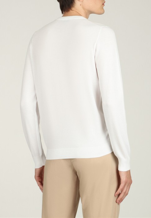 пуловер  из италии вид сбоку