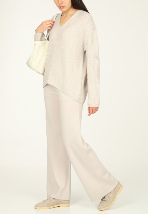 пуловер  от бренда allude вид слева