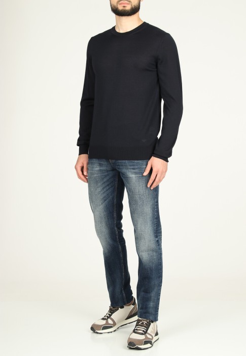 пуловер  из италии вид сбоку