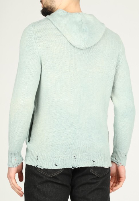 пуловер  из италии вид сбоку