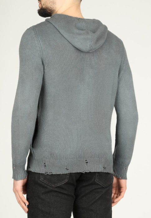 пуловер  из италии вид сбоку