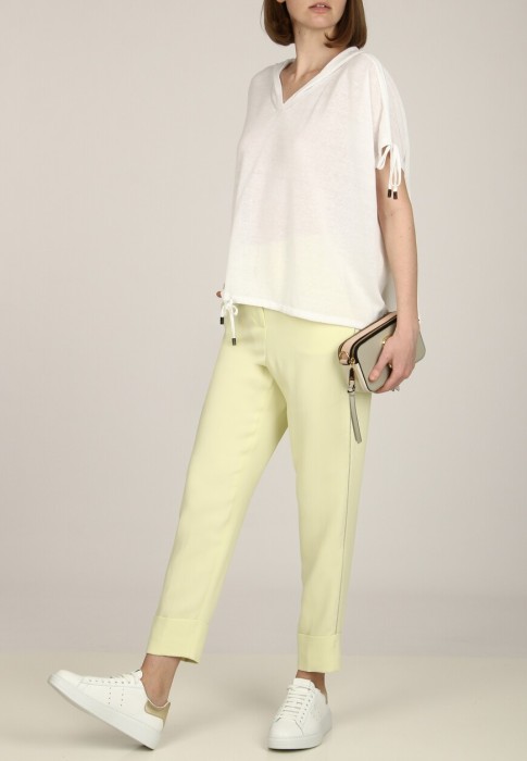 пуловер  от бренда peserico вид слева