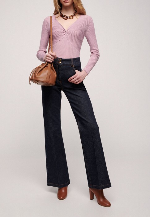 пуловер  из италии вид сбоку