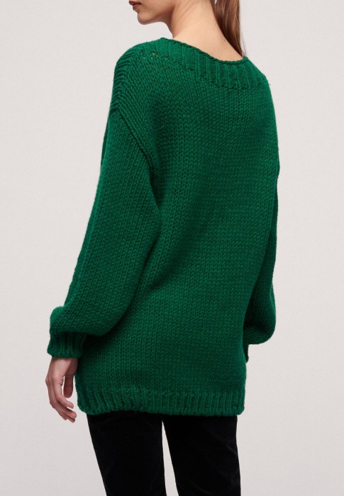 пуловер  из италии вид сбоку