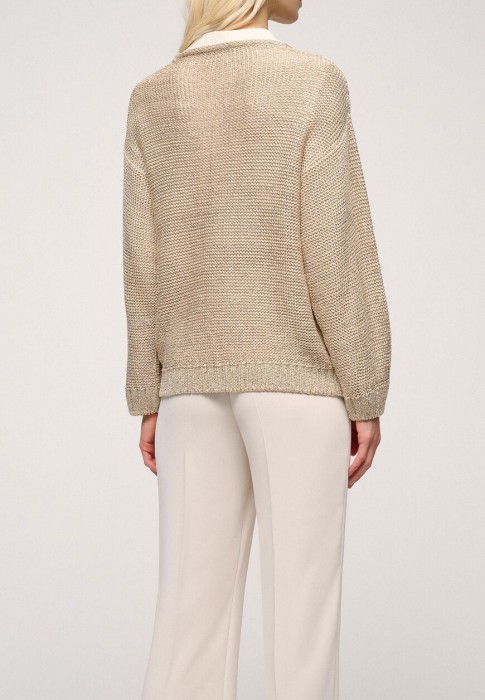 пуловер  из италии вид сбоку