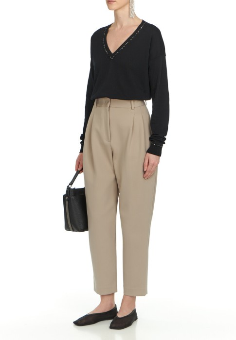 пуловер  от бренда fabiana filippi вид слева