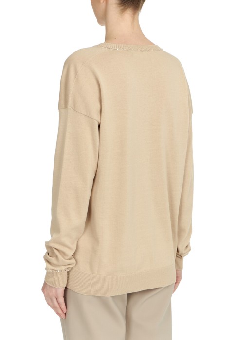 пуловер  из италии вид сбоку