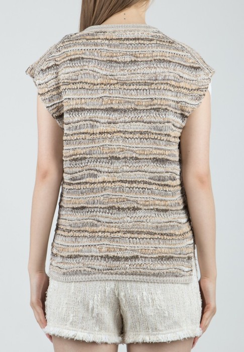 пуловер  из проверенных материалов спереди