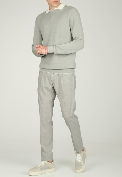 пуловер  от бренда eleventy вид слева