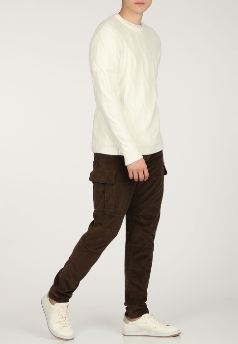 пуловер  из италии вид сбоку