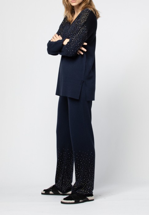 пуловер  из италии вид сбоку