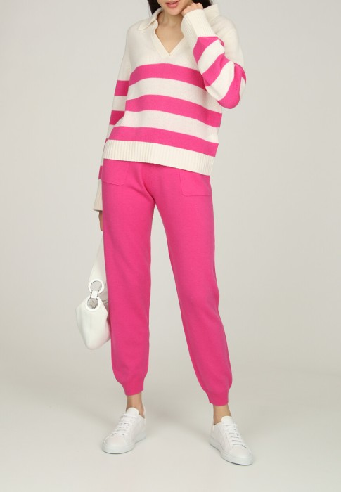 пуловер  от бренда allude вид слева