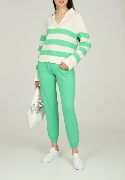 пуловер  от бренда allude вид слева