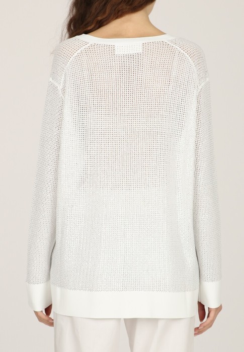 пуловер  из италии вид сбоку