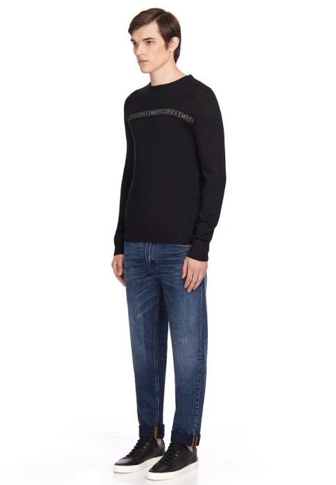 пуловер  от бренда bikkembergs вид слева