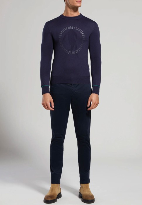 пуловер  от бренда bikkembergs вид слева