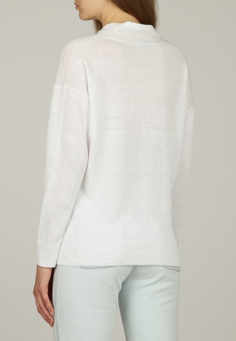 пуловер  из италии вид сбоку