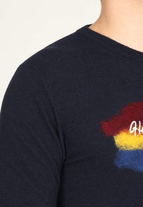 Товар синего цвета с внутренней стороны