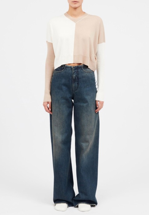 пуловер  от бренда mm6 maison margiela вид слева