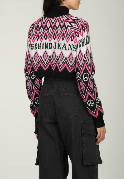 пуловер  из италии вид сбоку