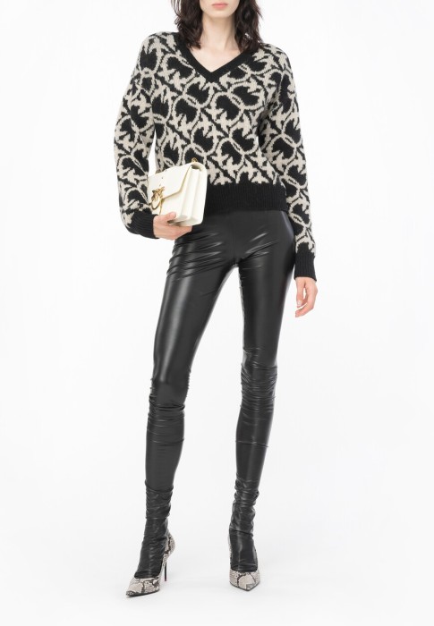 пуловер  из италии вид сбоку