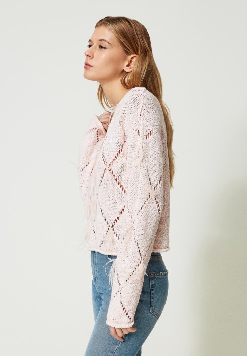 пуловер  от бренда twinset milano вид слева