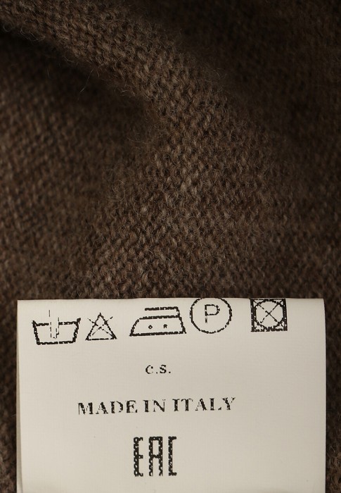 пуловер  для взрослого возраста с изнаночной стороны