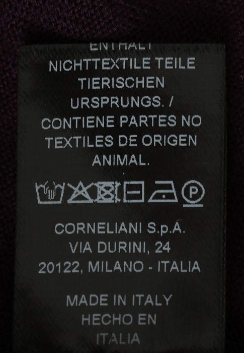 пуловер  для взрослого возраста с изнаночной стороны