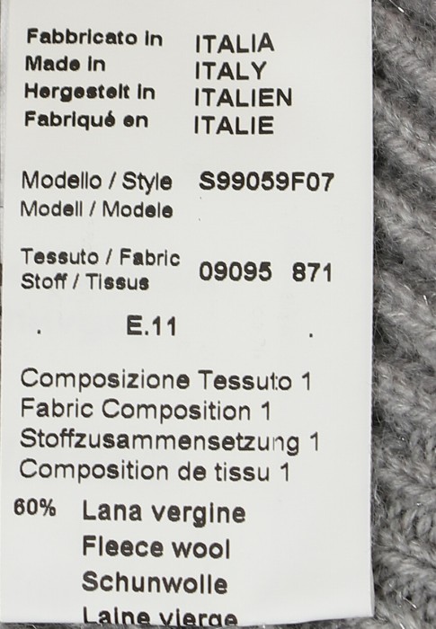 пуловер  для взрослого возраста с изнаночной стороны