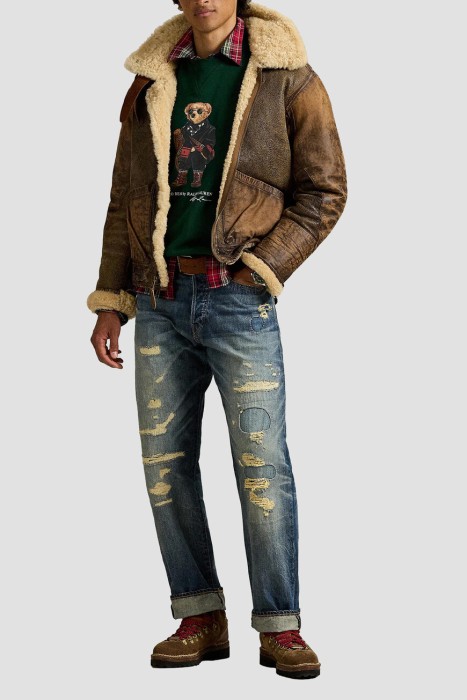 пуловер  из хлопка спереди