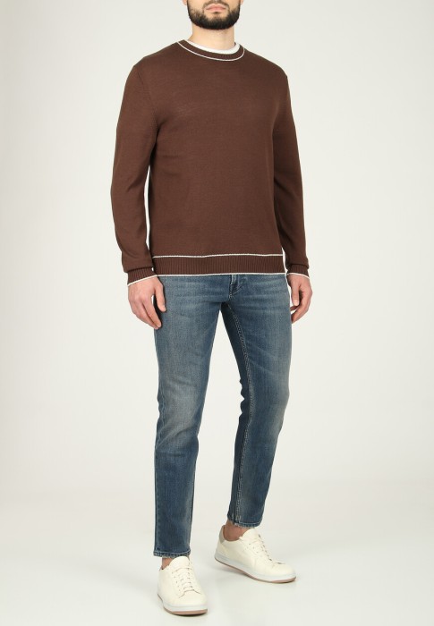 пуловер  от бренда eleventy вид слева