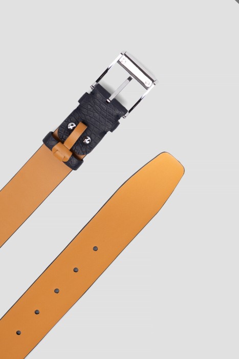 ремень  из льна спереди