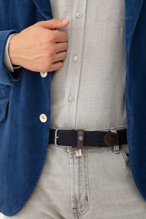 ремень  от бренда paul&shark вид слева