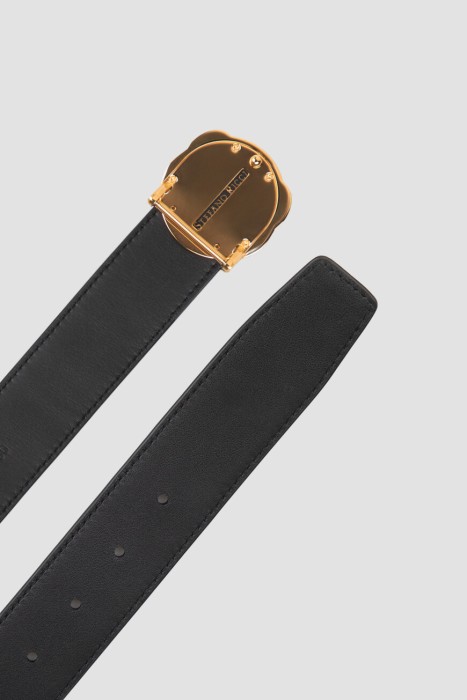 ремень  из льна спереди