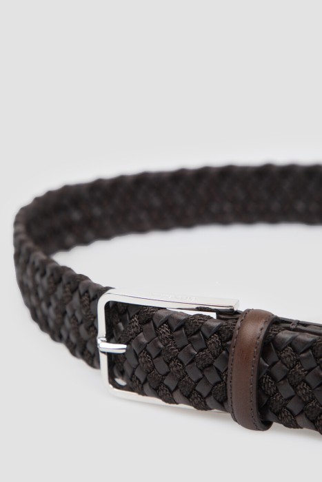 ремень  от бренда corneliani вид слева