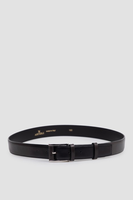 Товар с артикулом BELTS 667/35 PALLADIO-GREY-BLACK BUFFERED CALF вид сзади