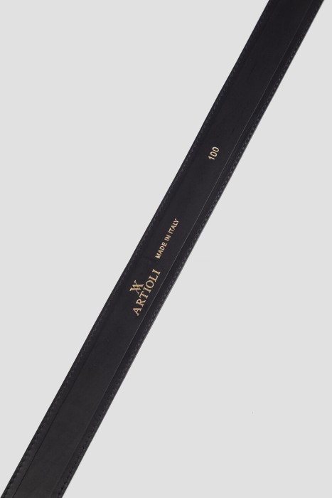 ремень  из льна спереди