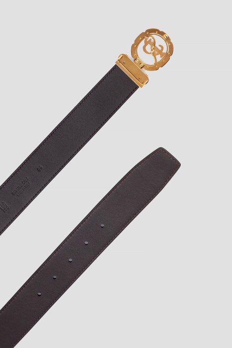 ремень  из кожи спереди