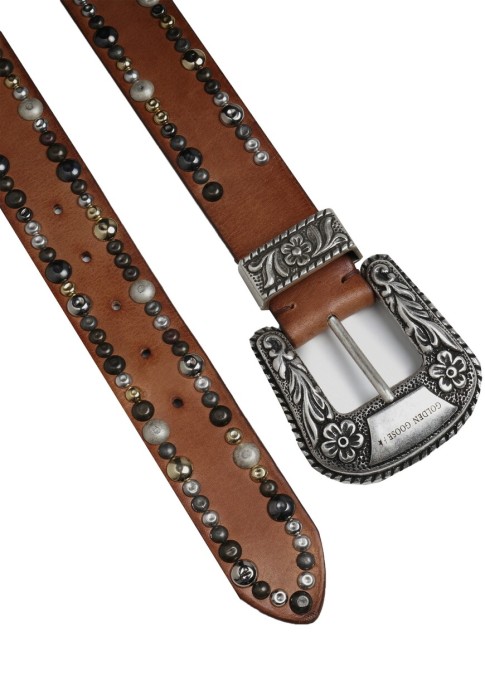 ремень  от бренда golden goose вид слева