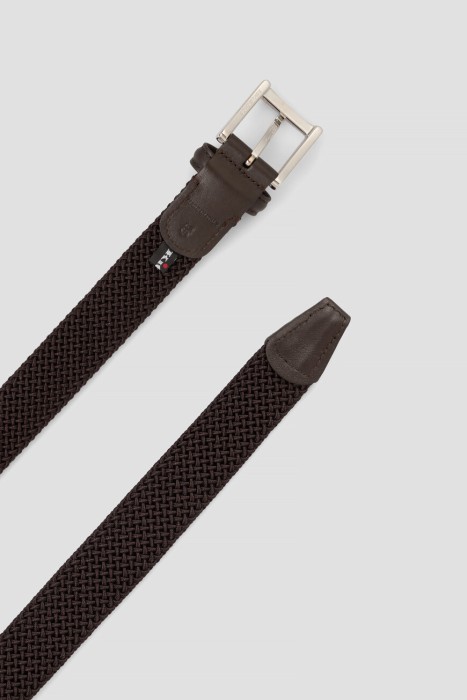 ремень  из кожи спереди