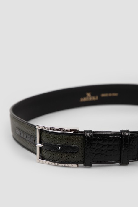 ремень  из италии вид сбоку