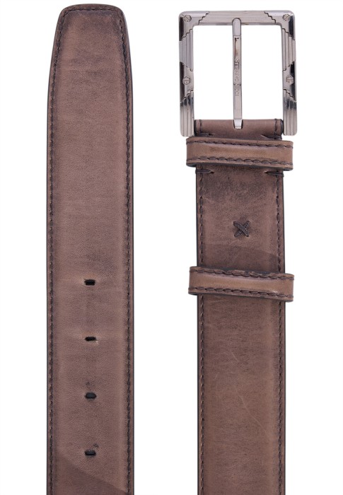 ремень  от бренда stefano ricci вид слева