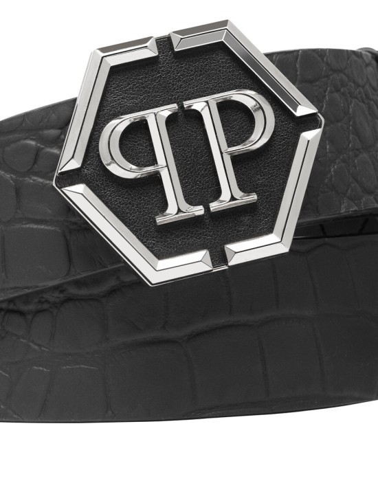 ремень  от бренда philipp plein вид слева