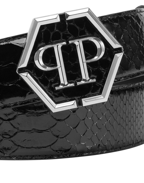 ремень  от бренда philipp plein вид слева