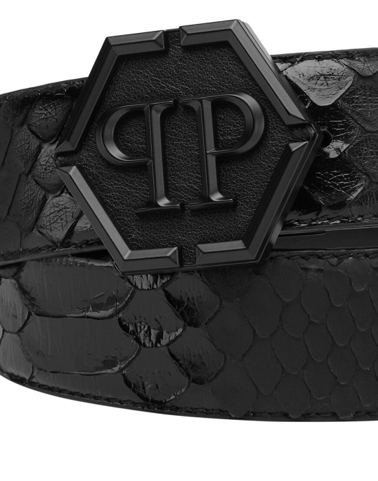 ремень  от бренда philipp plein вид слева