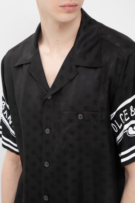 рубашка dolce&gabbana модель из коллекции dna из италии вид сбоку