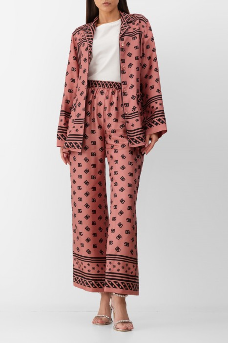 рубашка dolce&gabbana модель из коллекции dna из шелка спереди