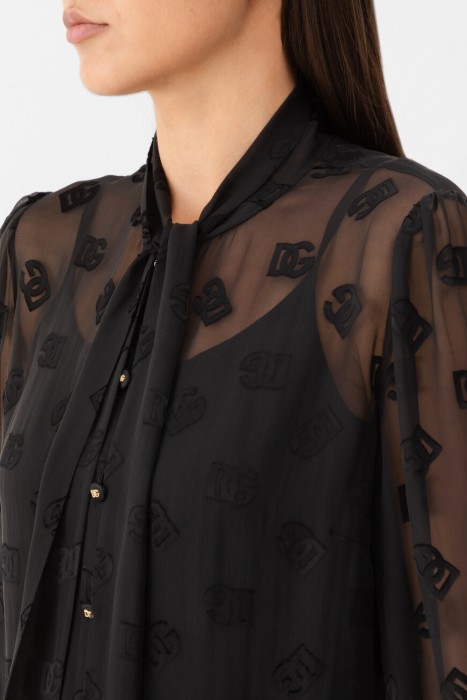 рубашка dolce&gabbana модель из коллекции dna из италии вид сбоку