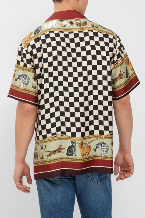 рубашка dolce&gabbana модель из коллекции italian holiday по цене 105200 руб вид справа