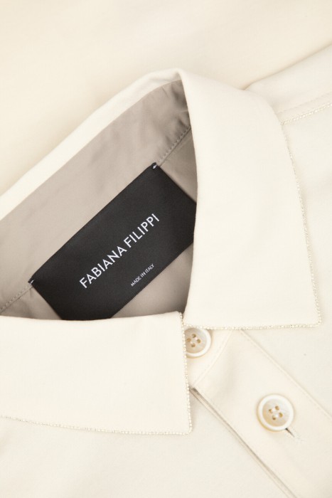 рубашка fabiana fillippi из полиэстера спереди